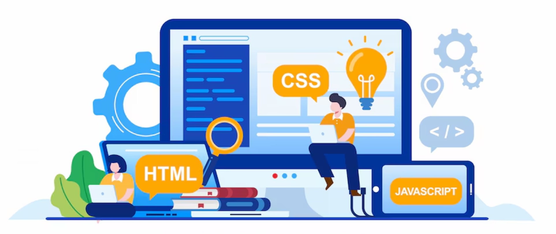 Web Development Illustration