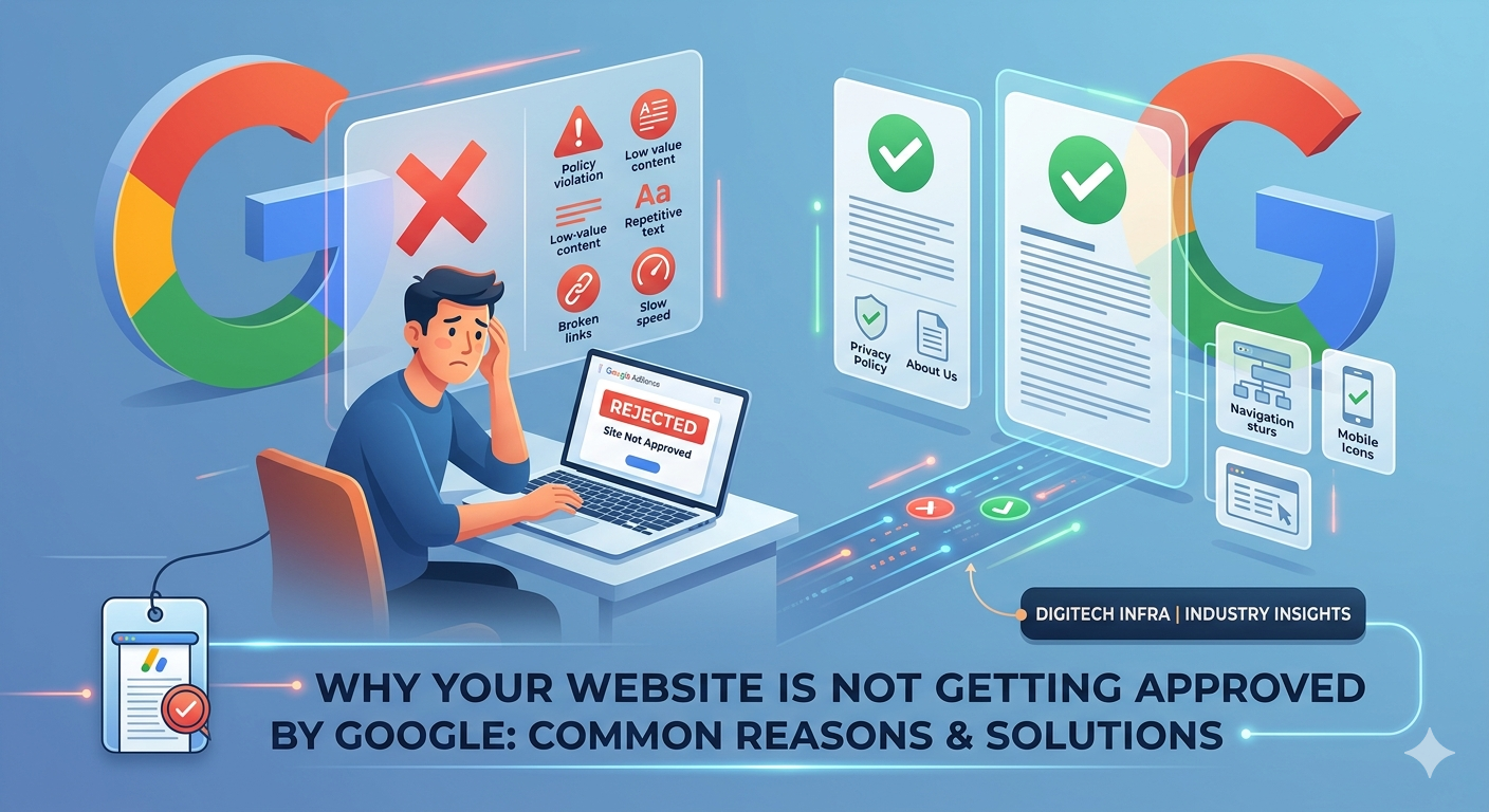 Why Your Website is Not Getting Approved by Google: Common Reasons & Solutions